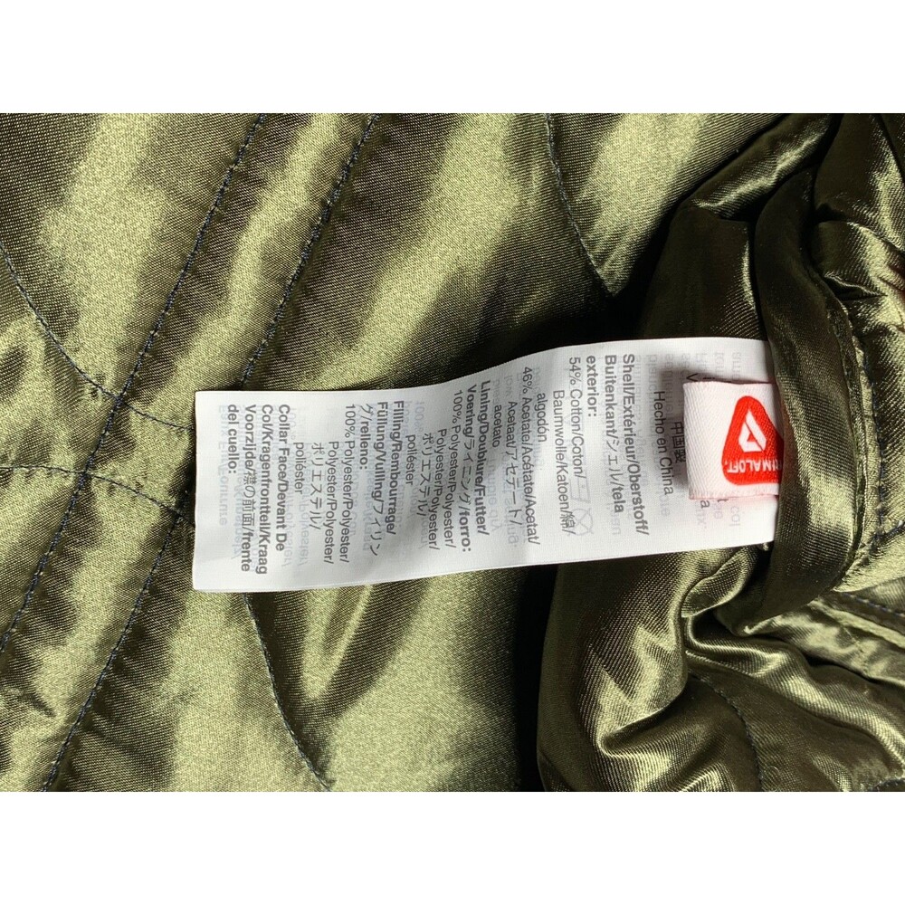 J Crew Collection Quilted Cocoon Coat XXL Navy Sherpa Collar Primaloft NWT - Picture 10 of 14